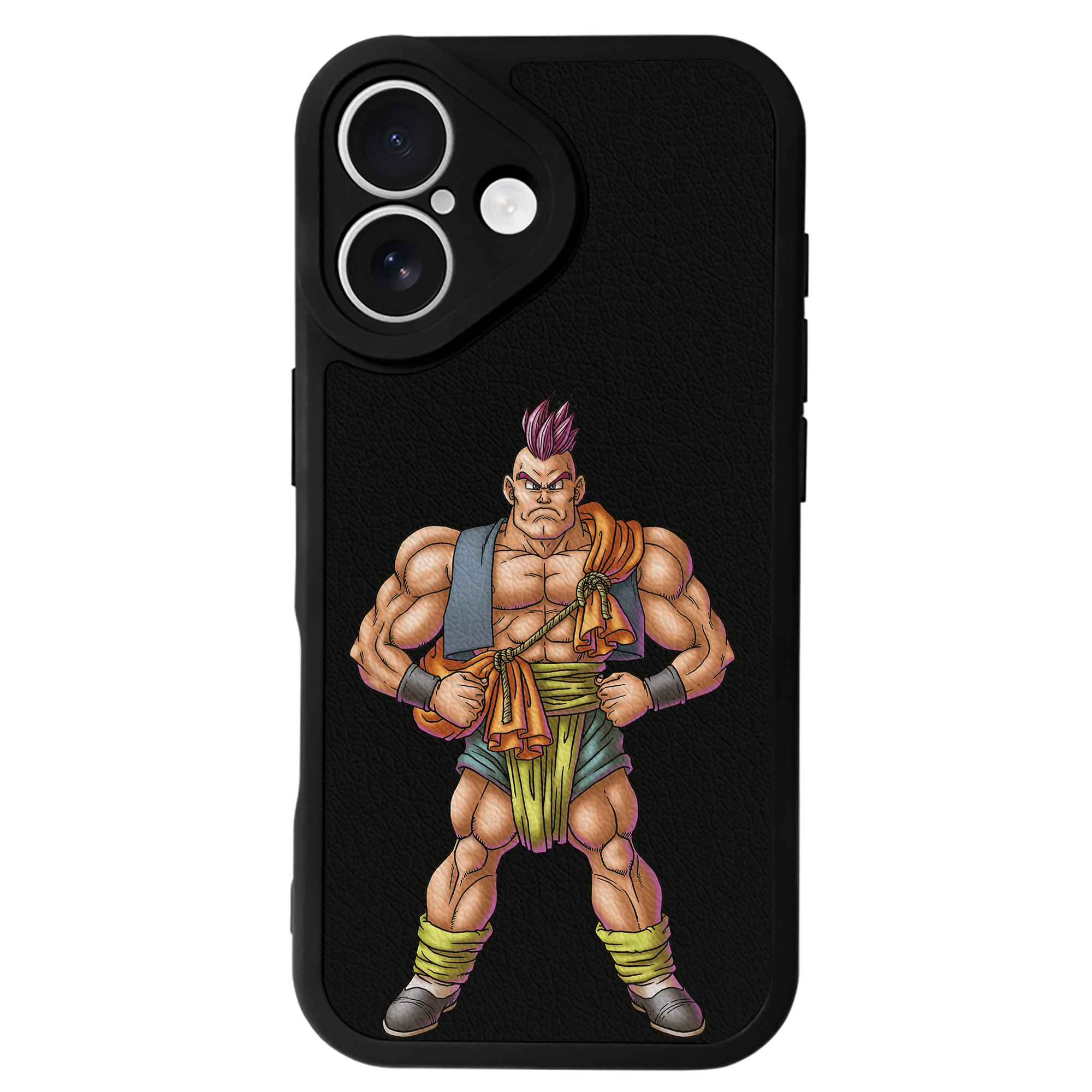 （画像用） ドラゴンクエスト Doragon Kuesuto Dragon Quest 【iPhone 16シリーズ対応】シリコンスマホケース（レザー調） 材質：シリコン